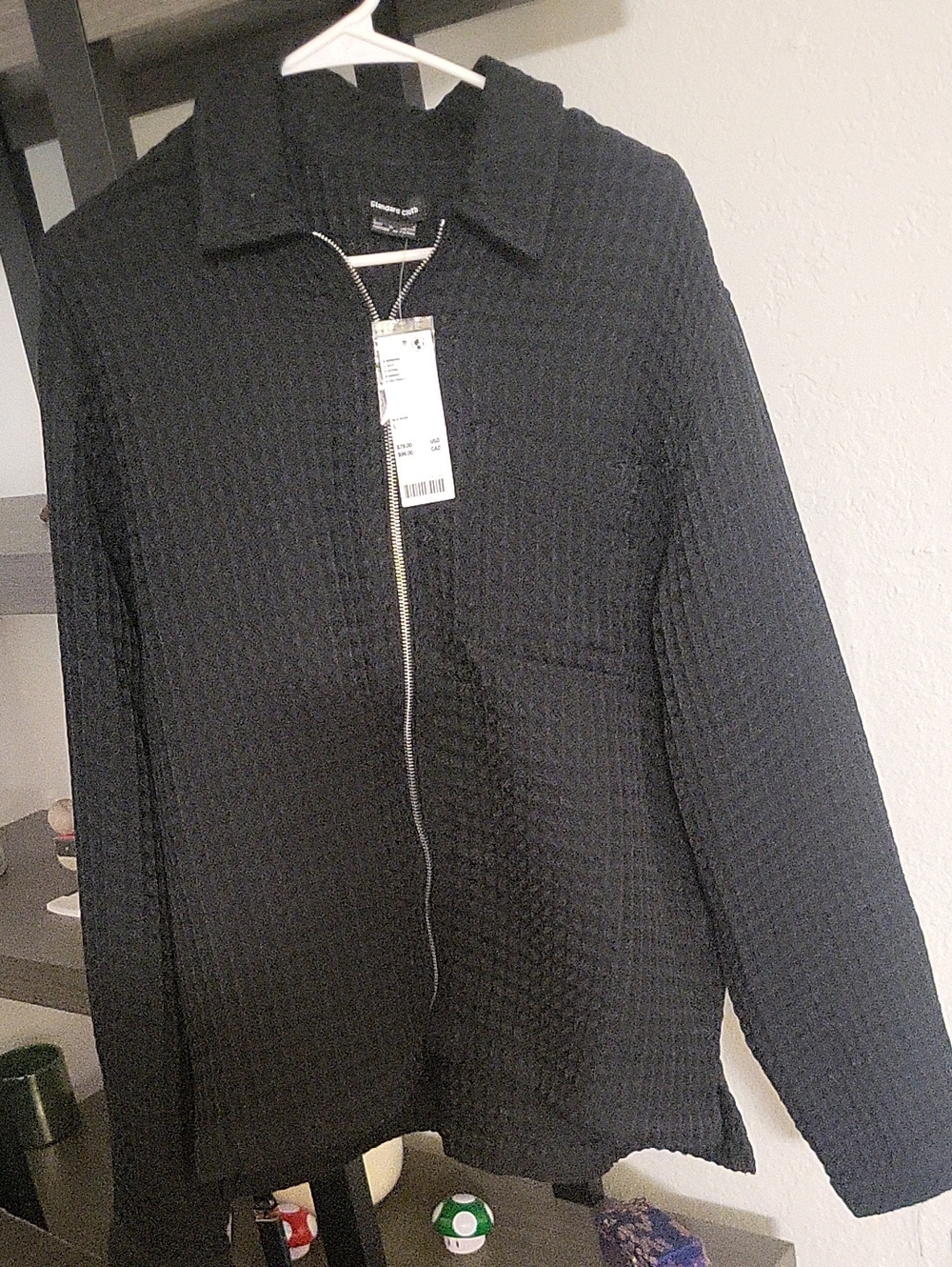 Standard Cloth Retro Mod Ska Waffle Knit Shacket